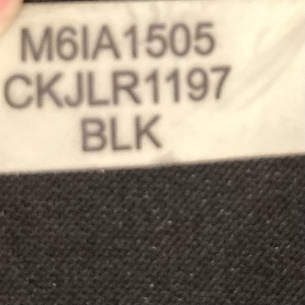Calvin Klein Black Tank Top with Silver Tone Grommets - Picture 10 of 15
